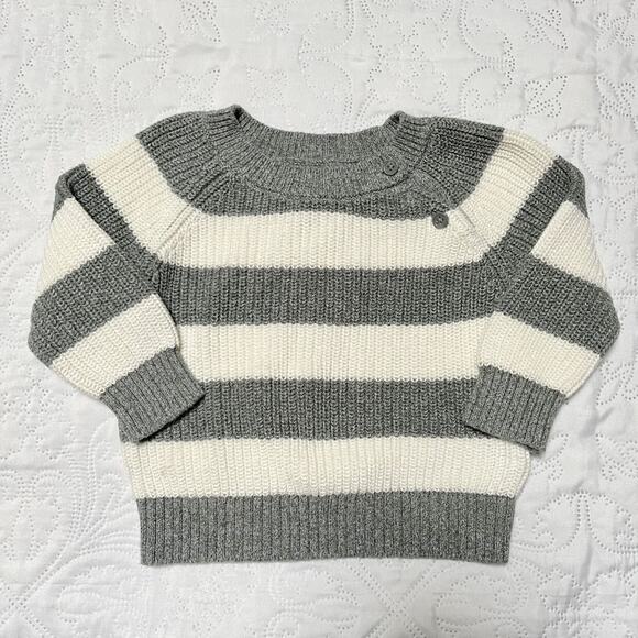 Gap Knit Pullover Striped Sweater Size 12-18m - Picture 2 of 6